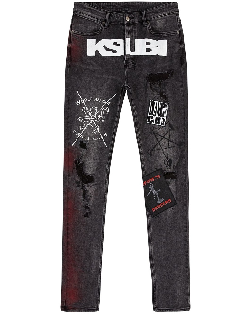 ksubi black ripped jeans