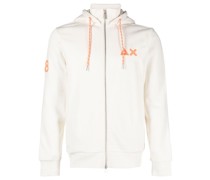 Hoodie mit Logo-Stickerei