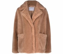 Marina Faux-Shearling-Jacke