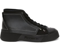 High-Top-Sneakers mit Einsätzen