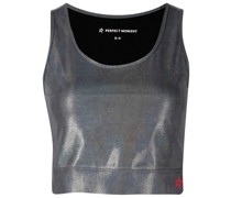 Top im Metallic-Look
