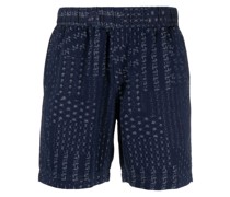 Shorts mit grafischem Print