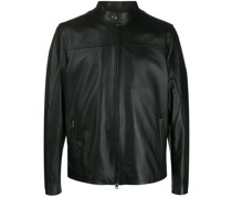 Bikerjacke mit Stehkragen