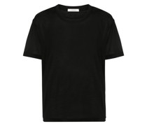 Semi-transparentes Seiden-T-Shirt