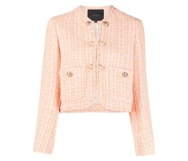 Cropped-Jacke aus Tweed