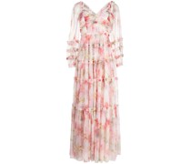 Hummingbird Maxikleid mit Federn