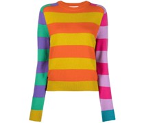 Gestreifter Strickpullover