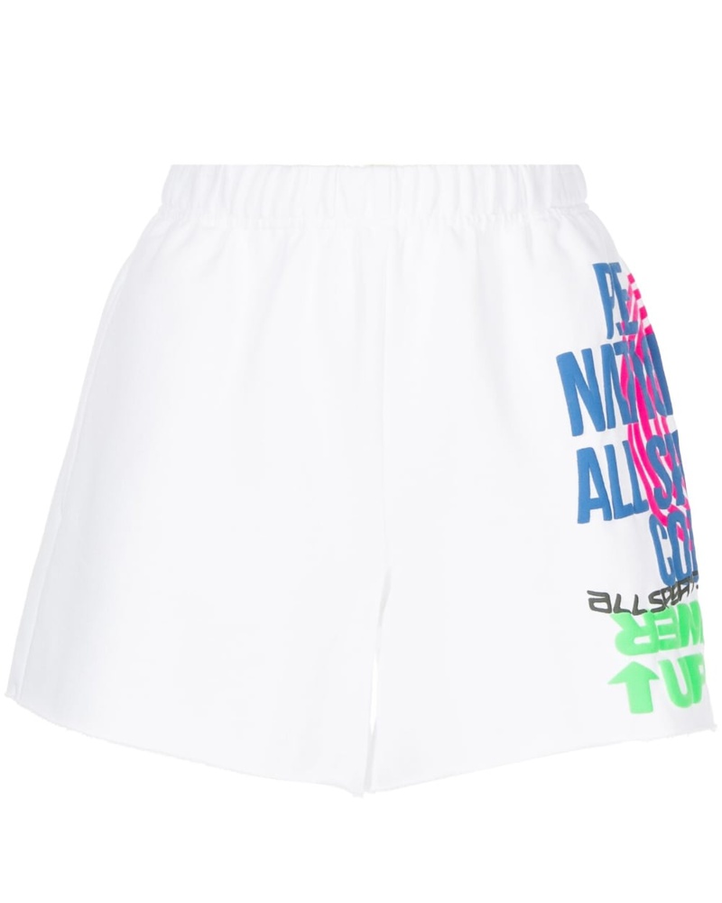 P.E. NATION Damen Shorts mit Slogan-Print