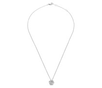 18kt Weißgoldhalskette mit Diamanten