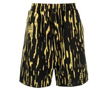 Segelshorts mit grafischem Print