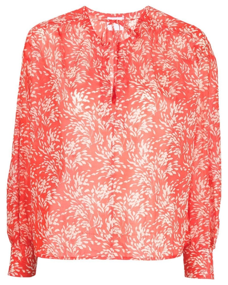 .. merci Damen Bluse mit Blumen-Print