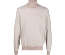 Gestrickter Rollkragenpullover
