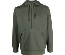half-zip drawstring hoodie