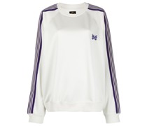 Sweatshirt mit aufgesticktem Schmetterling
