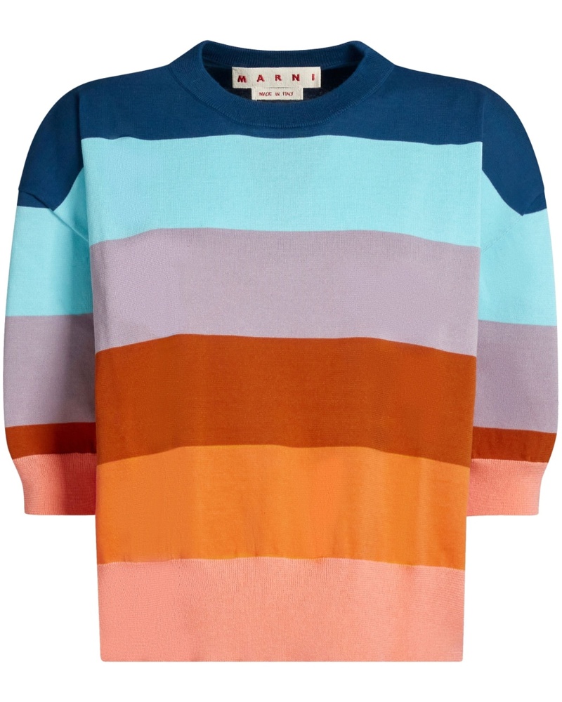 Marni Damen Fein gestrickter Pullover