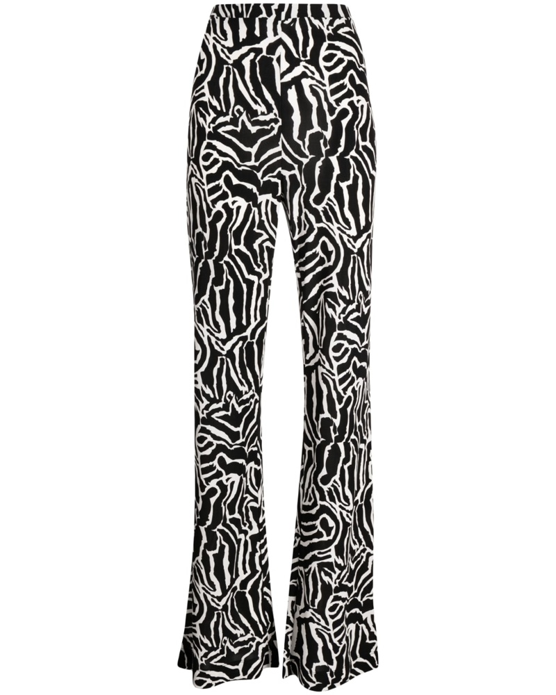 Diane von Furstenberg Damen Hose mit hohem Bund