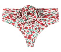 Bikinihöschen mit Blumenapplikation