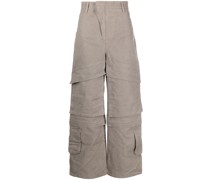 Hard Cargohose mit weitem Bein