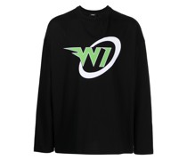 Langarmshirt mit Logo-Print