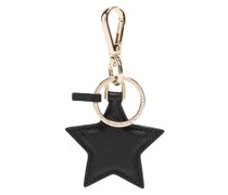 Schlüsselanhänger mit Stern aus Leder