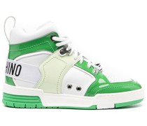 High-Top-Sneakers mit Logo-Band