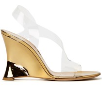 Slingback-Sandalen mit Wedge