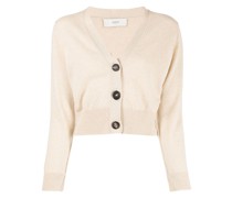 Cropped-Cardigan mit Knöpfen