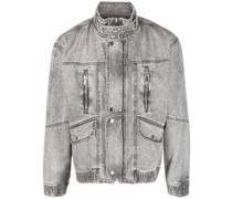 Jeansjacke mit Taschen