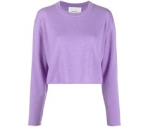 Cropped-Pullover mit Rundhalsausschnitt