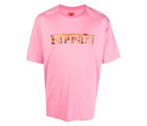 T-Shirt mit Logo-Malerei