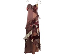 Maxikleid mit Print-Mix