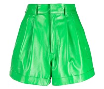 Ledershorts mit hohem Bund