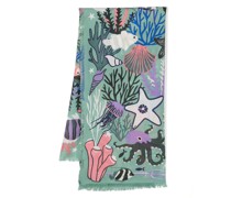 Schal mit Print