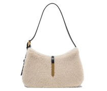 Schultertasche aus Shearling