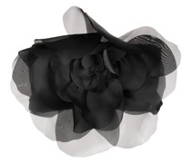 Bandeau-Top mit Blumenapplikation