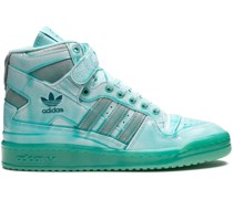 x Jeremy Scott Forum Hi Dipped Aqua Sneakers