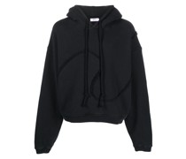 Hoodie mit ausgefranstem Detail