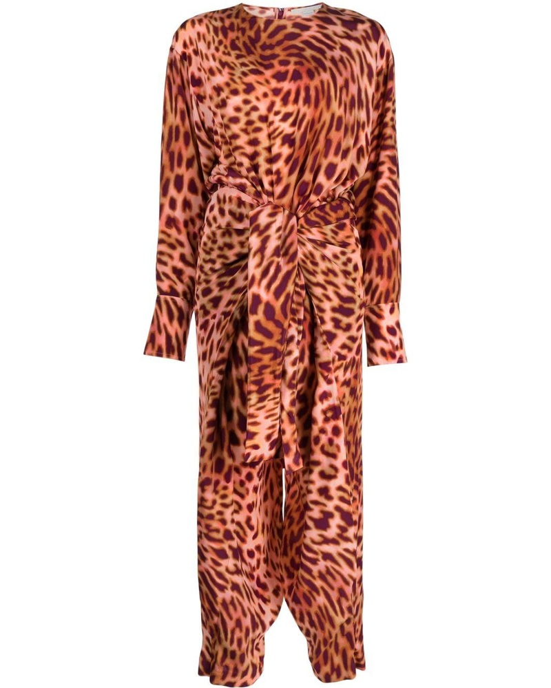 Stella McCartney Damen Jumpsuit mit Animal-Print