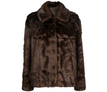 Jacke mit gespreiztem Kragen