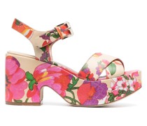 Nadine floral-print 90mm sandals