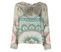 Bluse aus Seide