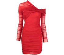 Drapierte One-Shoulder-Robe