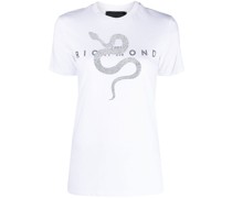 T-Shirt mit Schlangen-Print