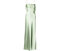 Abendkleid mit drapiertem Ausschnitt