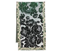 Aloesta floral-print silk scarf