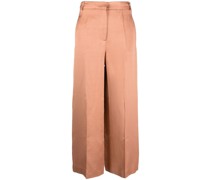 Weite Hose aus Satin