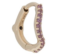 14kt 'Sapphire Wave Huggie' Goldohrring