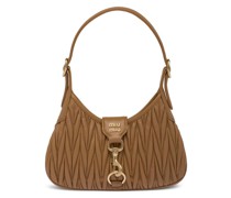 Hobo-Tasche aus Matelassé-Leder