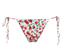 Bikinihöschen mit Rosen-Print