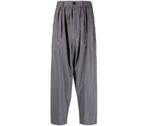 Bundfaltenhose mit geradem Bein